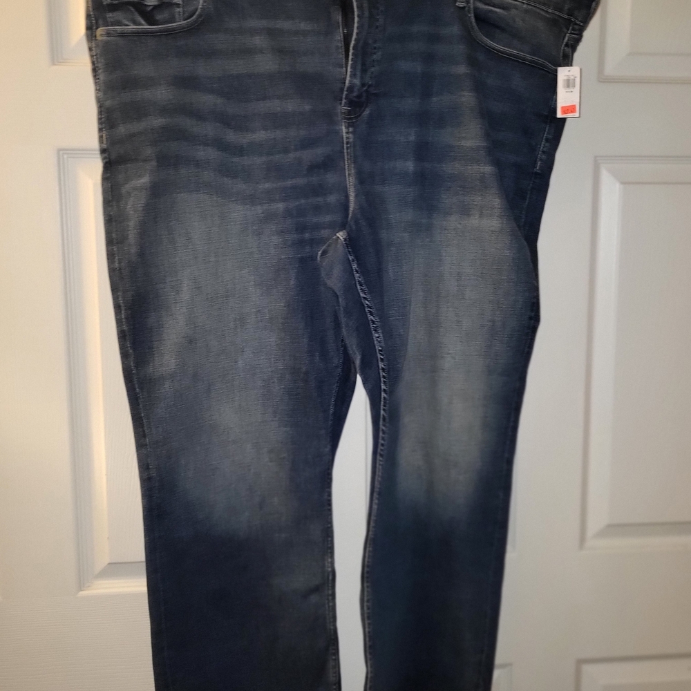 Old Navy Blue Straight Jeans Vintage Wash